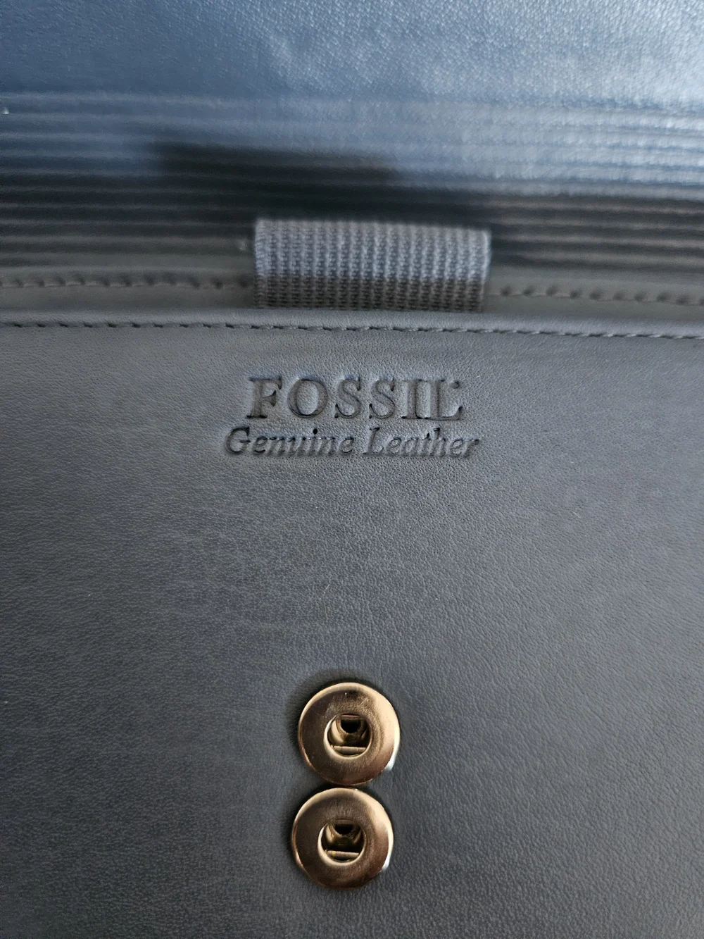 Fossil Women's Blue Leather Wallet Clutch  NWT
